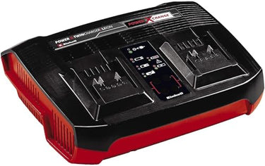 Original Einhell Ladegerät Power X-Twincharger 3A -Change (Li-Ion, gleichzeitiges Laden von 2x 18V Akkus, permanente Akkuüberwachung + int. Lademanagement, 6-fache Zustands-LED-Anzeige) im Sale